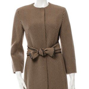 Céline Wool Herringbone Coat